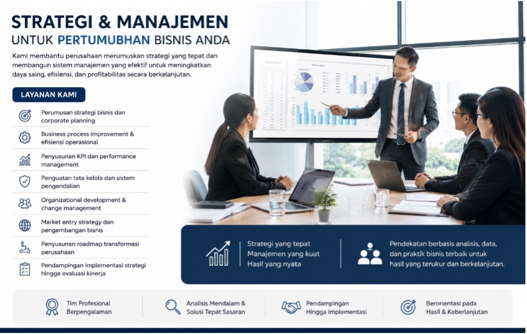 STRATEGI & MANAJEMEN UNTUK PERTUMBUHAN BISNIS ANDA